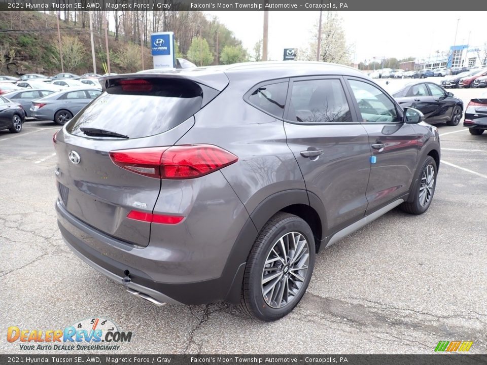 2021 Hyundai Tucson SEL AWD Magnetic Force / Gray Photo #2