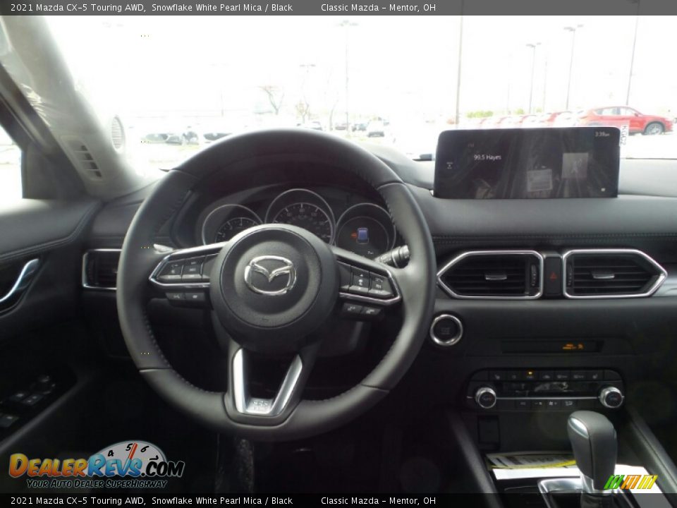 2021 Mazda CX-5 Touring AWD Snowflake White Pearl Mica / Black Photo #4