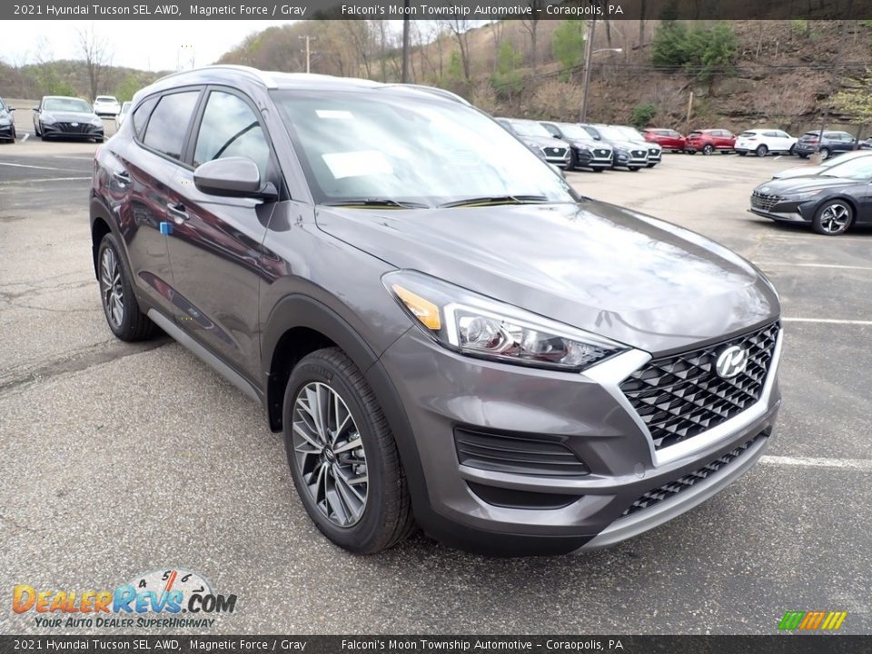 2021 Hyundai Tucson SEL AWD Magnetic Force / Gray Photo #3