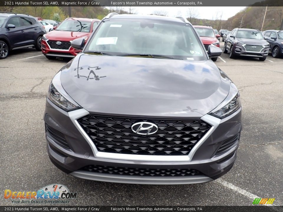 2021 Hyundai Tucson SEL AWD Magnetic Force / Gray Photo #4