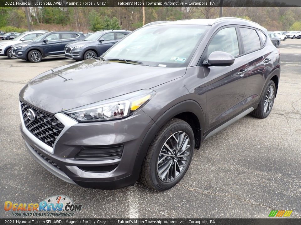 2021 Hyundai Tucson SEL AWD Magnetic Force / Gray Photo #5