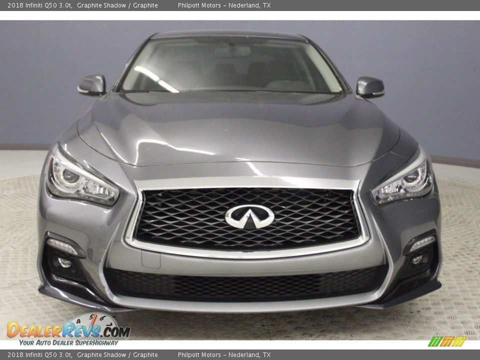 2018 Infiniti Q50 3.0t Graphite Shadow / Graphite Photo #2