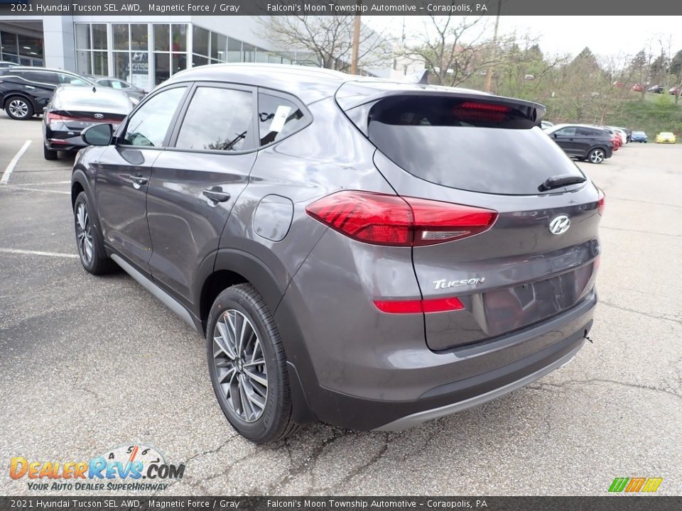 2021 Hyundai Tucson SEL AWD Magnetic Force / Gray Photo #6