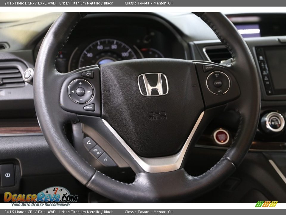 2016 Honda CR-V EX-L AWD Urban Titanium Metallic / Black Photo #8