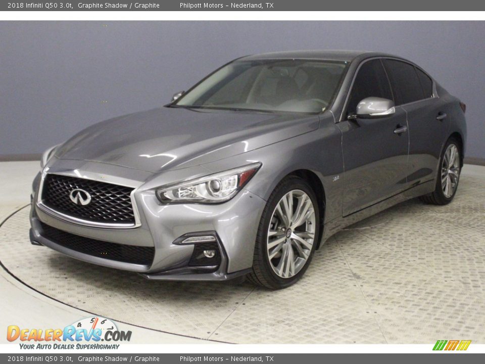 2018 Infiniti Q50 3.0t Graphite Shadow / Graphite Photo #3