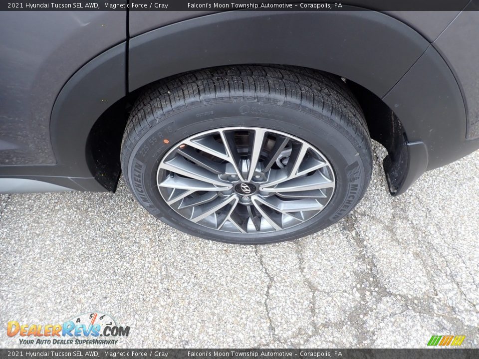 2021 Hyundai Tucson SEL AWD Magnetic Force / Gray Photo #7