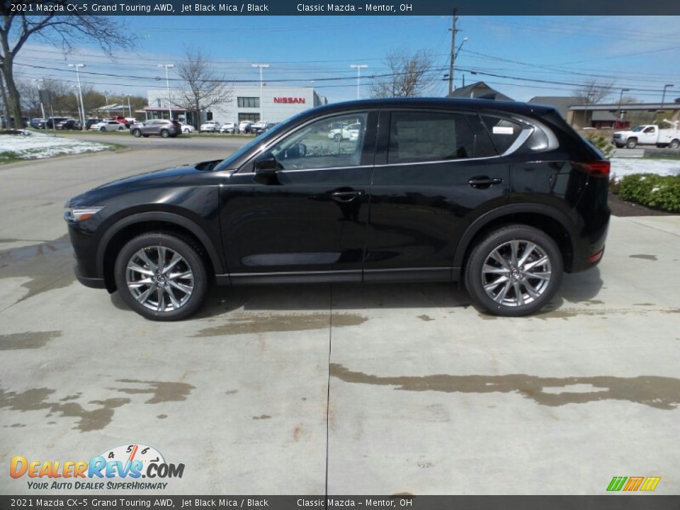 2021 Mazda CX-5 Grand Touring AWD Jet Black Mica / Black Photo #5