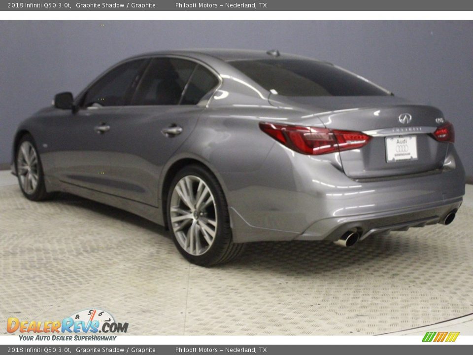 2018 Infiniti Q50 3.0t Graphite Shadow / Graphite Photo #5