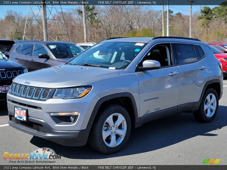 2021 Jeep Compass Latitude 4x4 Billet Silver Metallic / Black Photo #1
