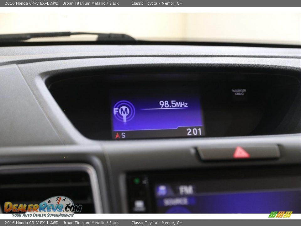 2016 Honda CR-V EX-L AWD Urban Titanium Metallic / Black Photo #11