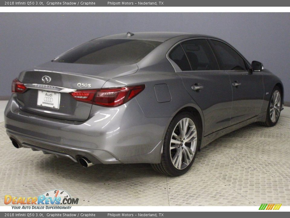 2018 Infiniti Q50 3.0t Graphite Shadow / Graphite Photo #7