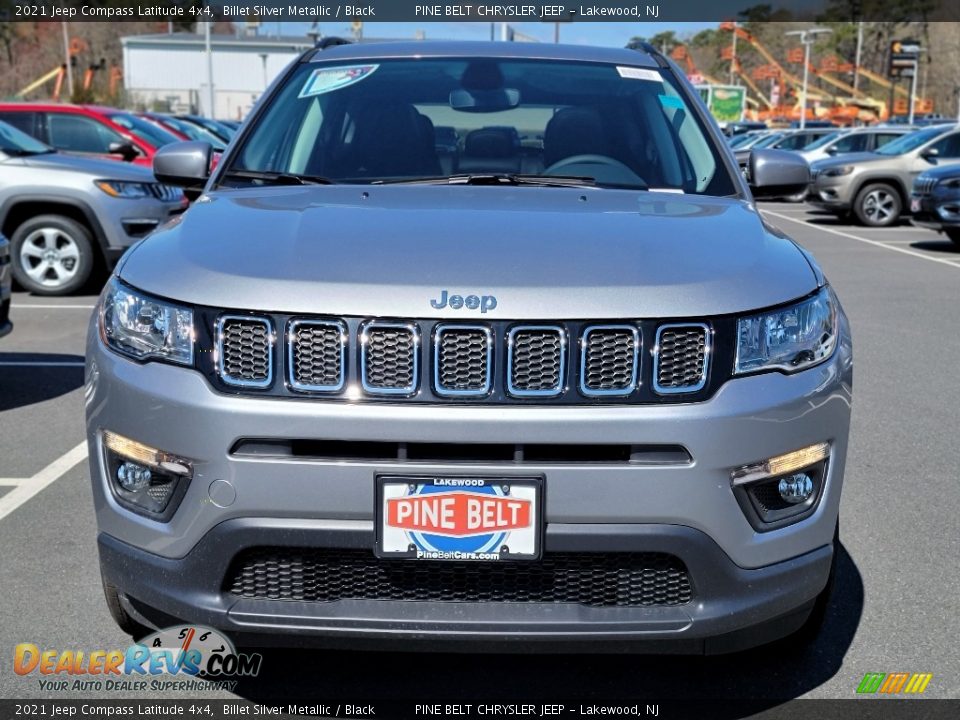 2021 Jeep Compass Latitude 4x4 Billet Silver Metallic / Black Photo #3