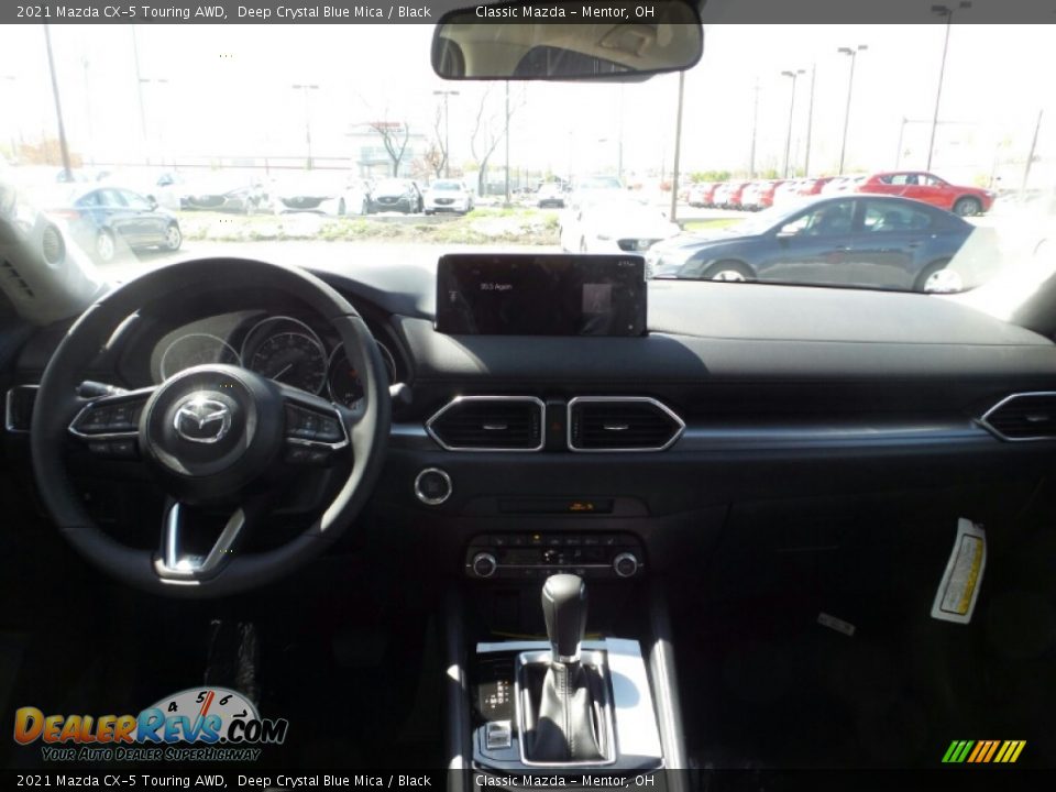 2021 Mazda CX-5 Touring AWD Deep Crystal Blue Mica / Black Photo #3