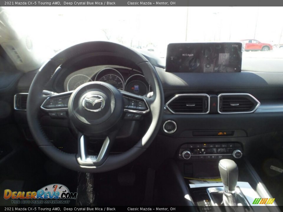 2021 Mazda CX-5 Touring AWD Deep Crystal Blue Mica / Black Photo #4