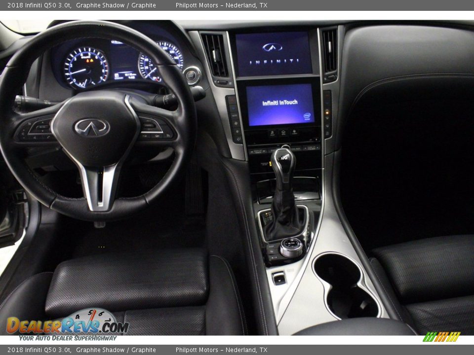 2018 Infiniti Q50 3.0t Graphite Shadow / Graphite Photo #10