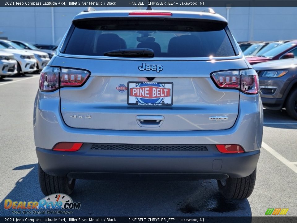 2021 Jeep Compass Latitude 4x4 Billet Silver Metallic / Black Photo #7