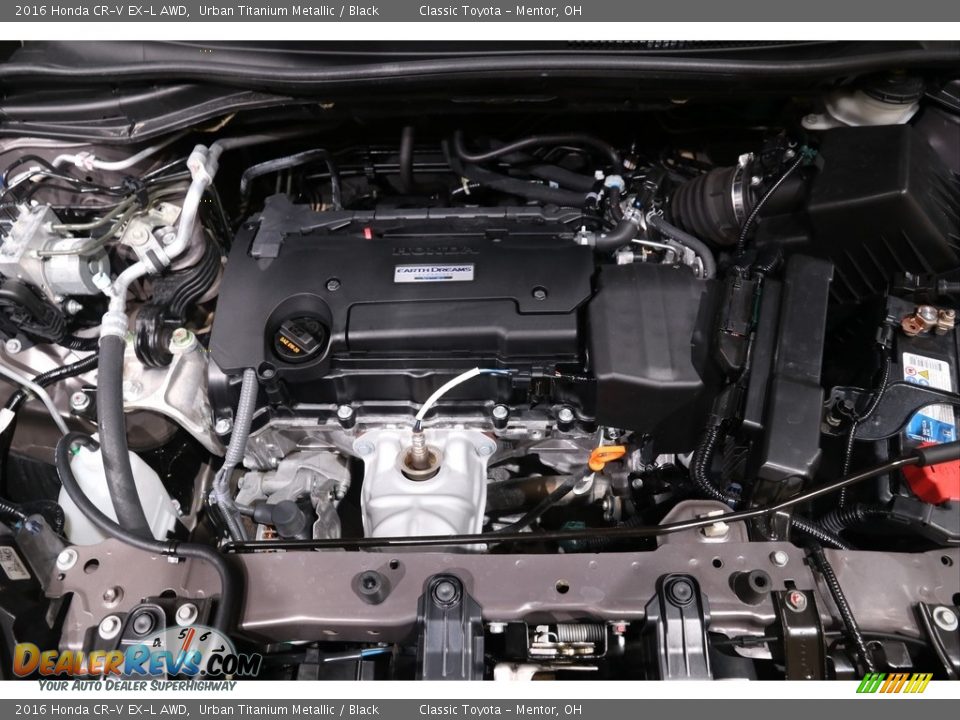 2016 Honda CR-V EX-L AWD Urban Titanium Metallic / Black Photo #19