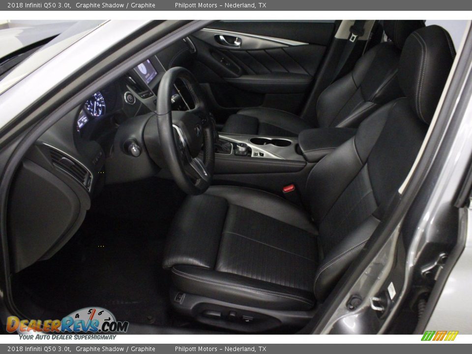 2018 Infiniti Q50 3.0t Graphite Shadow / Graphite Photo #12