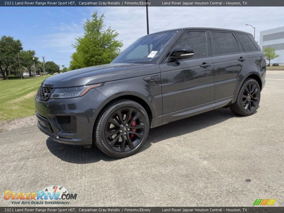 2021 Land Rover Range Rover Sport HST Carpathian Gray Metallic / Pimento/Ebony Photo #1