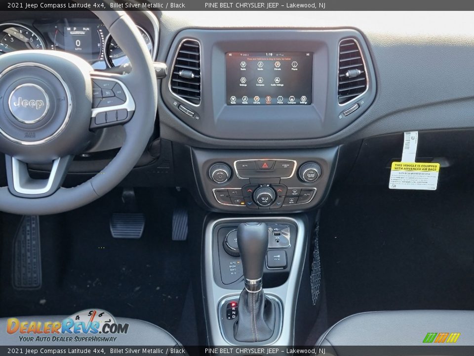2021 Jeep Compass Latitude 4x4 Billet Silver Metallic / Black Photo #10