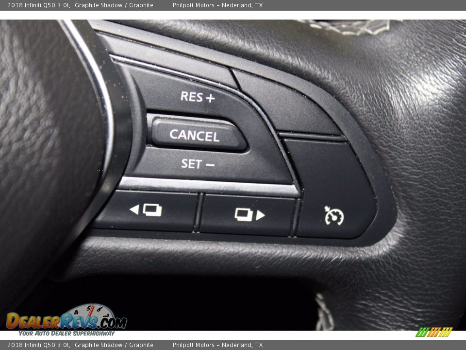 2018 Infiniti Q50 3.0t Graphite Shadow / Graphite Photo #15