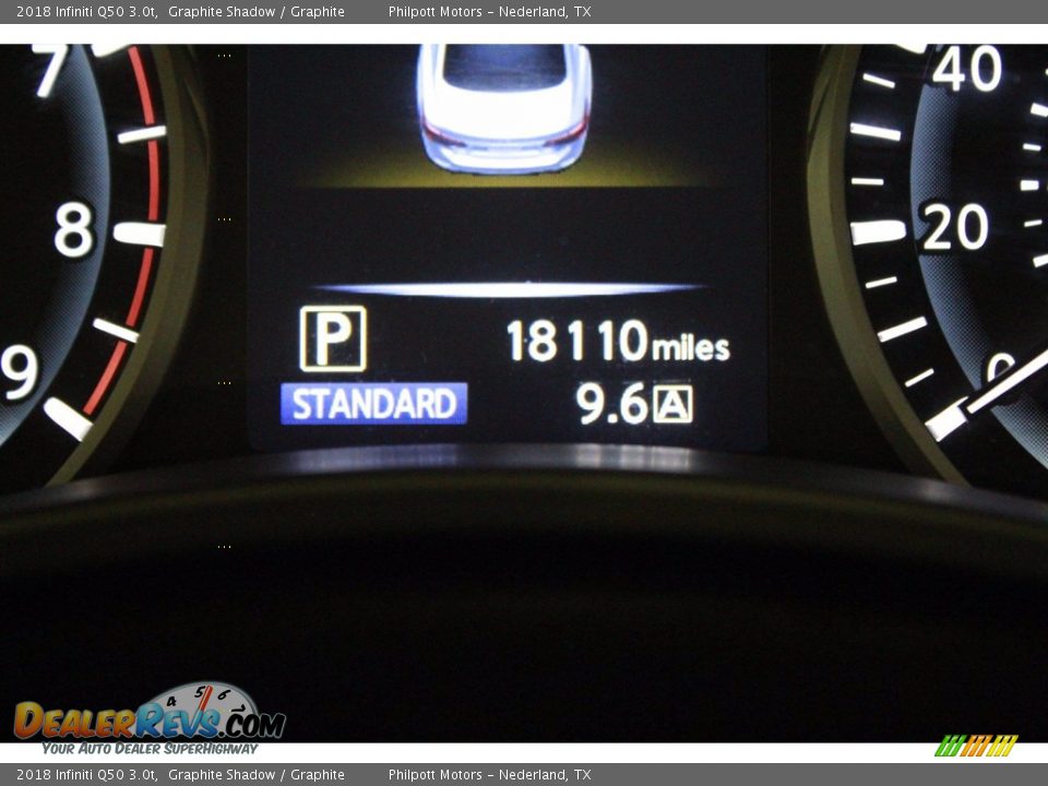 2018 Infiniti Q50 3.0t Graphite Shadow / Graphite Photo #16