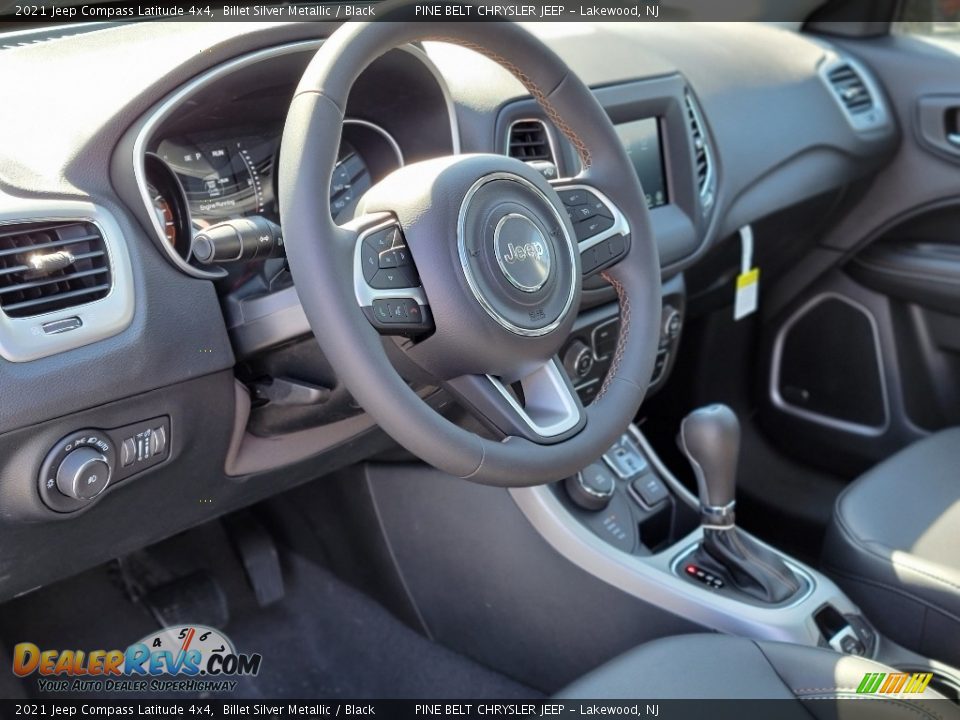 2021 Jeep Compass Latitude 4x4 Billet Silver Metallic / Black Photo #12