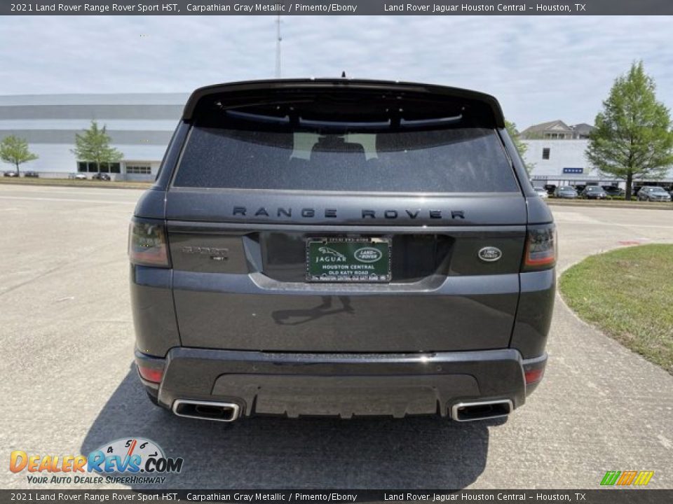 2021 Land Rover Range Rover Sport HST Carpathian Gray Metallic / Pimento/Ebony Photo #7