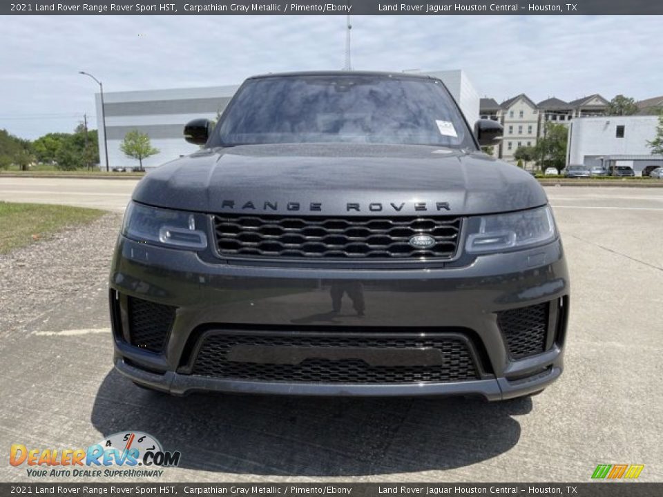 2021 Land Rover Range Rover Sport HST Carpathian Gray Metallic / Pimento/Ebony Photo #8