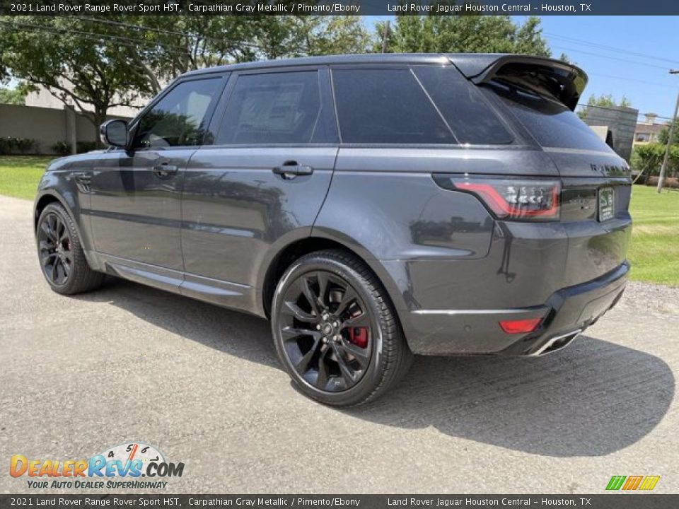 2021 Land Rover Range Rover Sport HST Carpathian Gray Metallic / Pimento/Ebony Photo #10