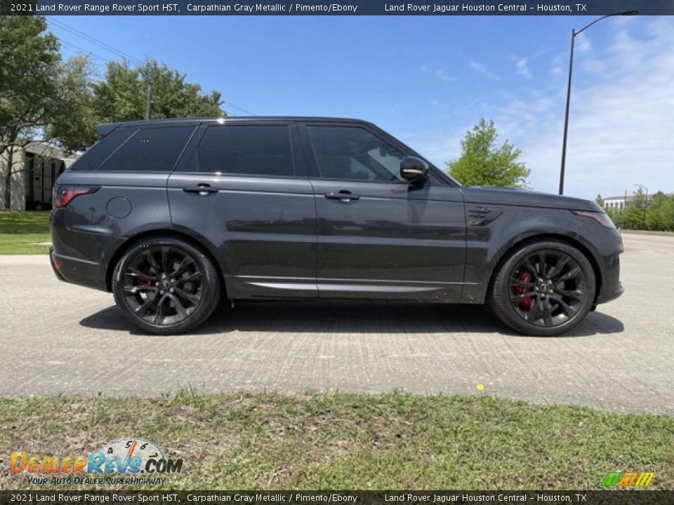 2021 Land Rover Range Rover Sport HST Carpathian Gray Metallic / Pimento/Ebony Photo #11