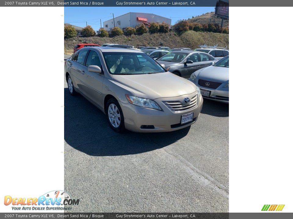 2007 Toyota Camry XLE V6 Desert Sand Mica / Bisque Photo #1