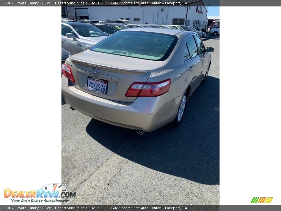 2007 Toyota Camry XLE V6 Desert Sand Mica / Bisque Photo #5