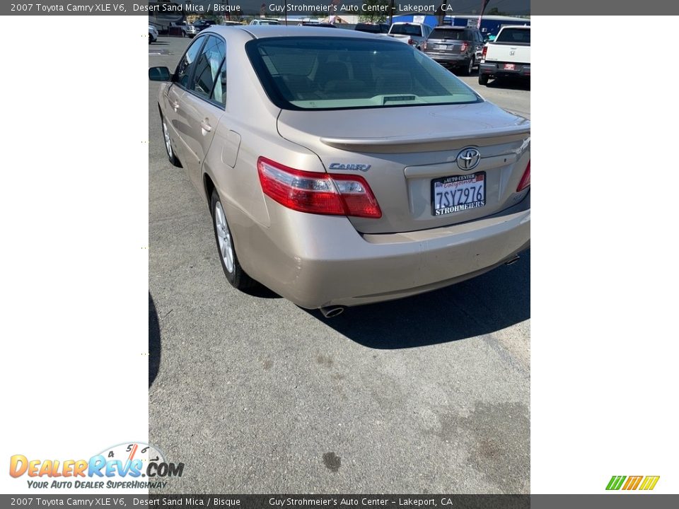 2007 Toyota Camry XLE V6 Desert Sand Mica / Bisque Photo #6