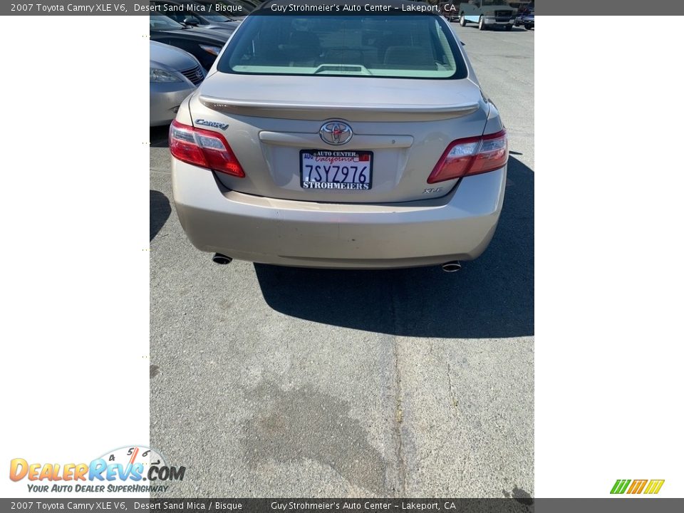 2007 Toyota Camry XLE V6 Desert Sand Mica / Bisque Photo #7