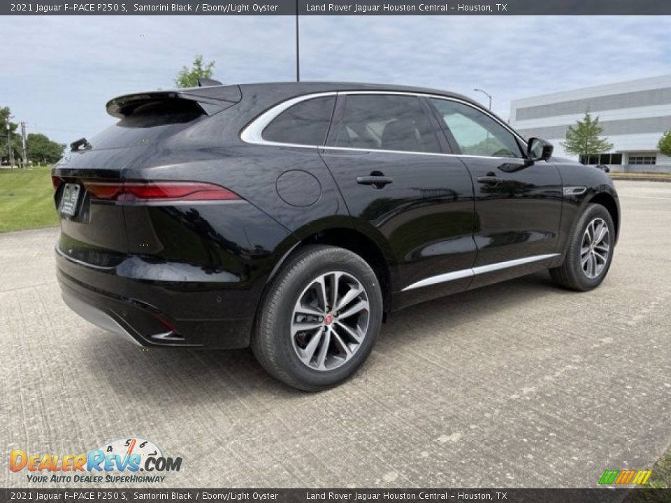 2021 Jaguar F-PACE P250 S Santorini Black / Ebony/Light Oyster Photo #2