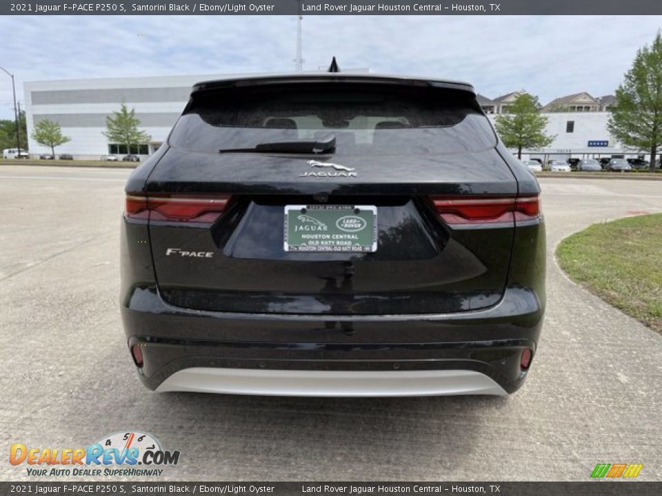 2021 Jaguar F-PACE P250 S Santorini Black / Ebony/Light Oyster Photo #4