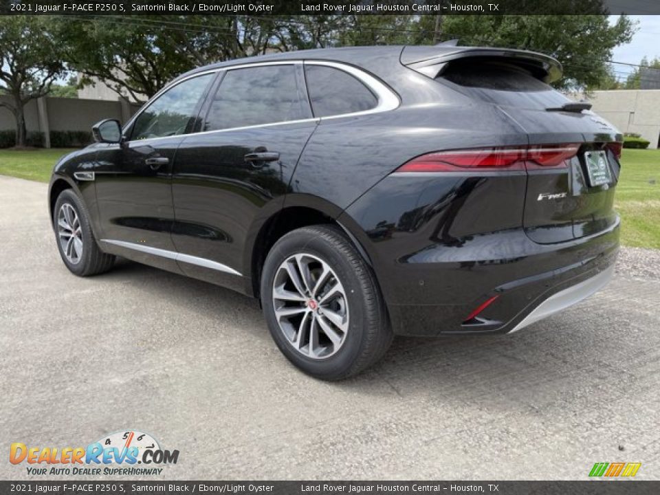 2021 Jaguar F-PACE P250 S Santorini Black / Ebony/Light Oyster Photo #7