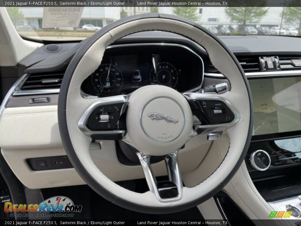 2021 Jaguar F-PACE P250 S Steering Wheel Photo #15