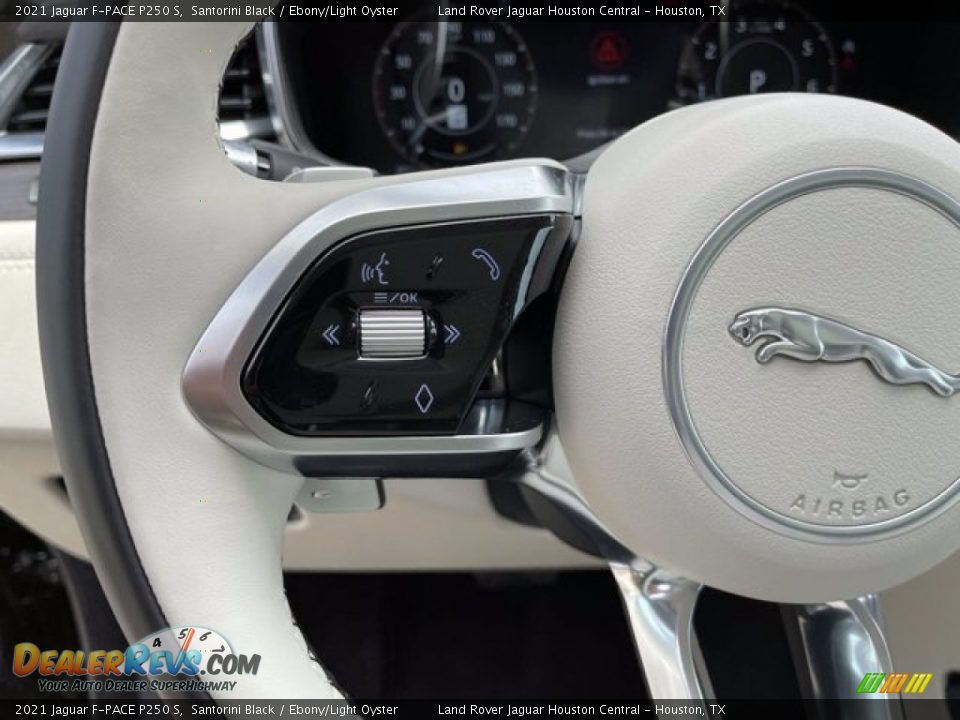 2021 Jaguar F-PACE P250 S Steering Wheel Photo #16