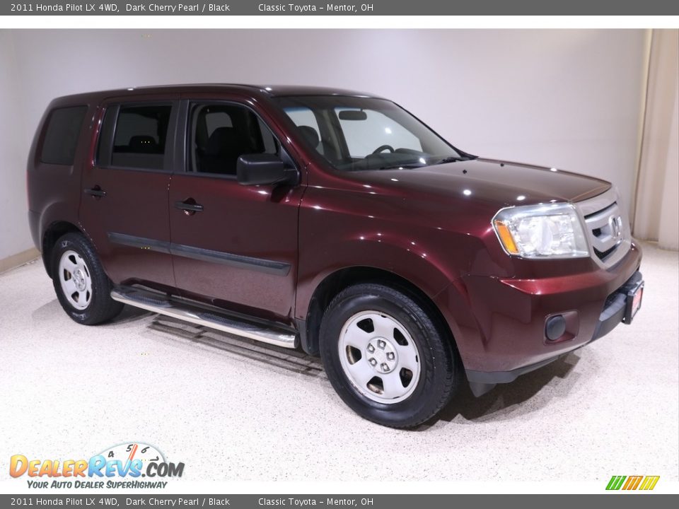2011 Honda Pilot LX 4WD Dark Cherry Pearl / Black Photo #1