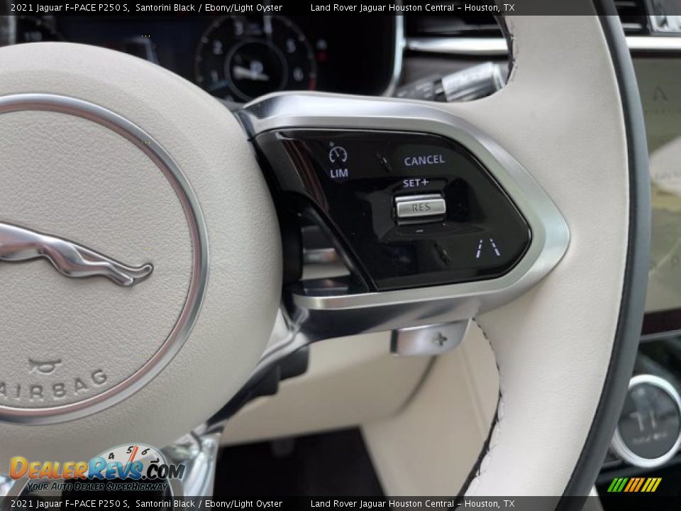 2021 Jaguar F-PACE P250 S Steering Wheel Photo #17