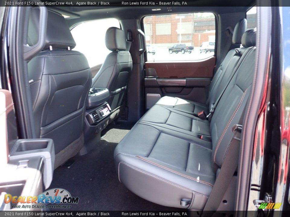 Rear Seat of 2021 Ford F150 Lariat SuperCrew 4x4 Photo #14