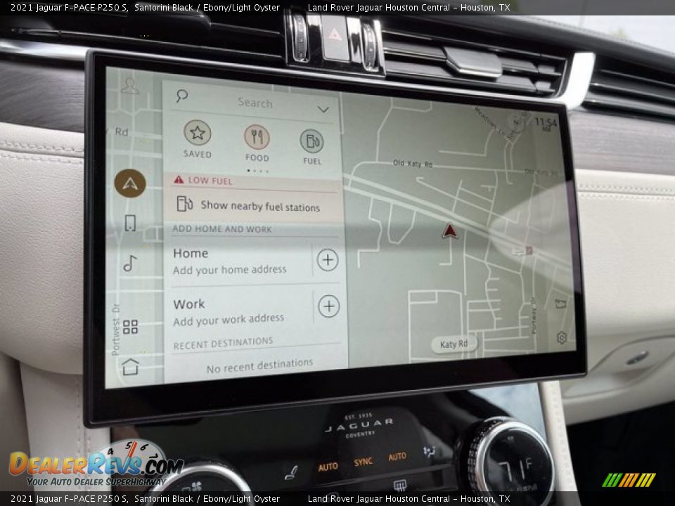 Navigation of 2021 Jaguar F-PACE P250 S Photo #21