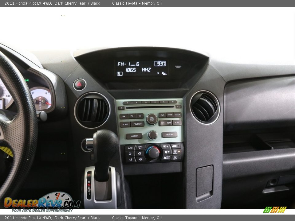 2011 Honda Pilot LX 4WD Dark Cherry Pearl / Black Photo #9