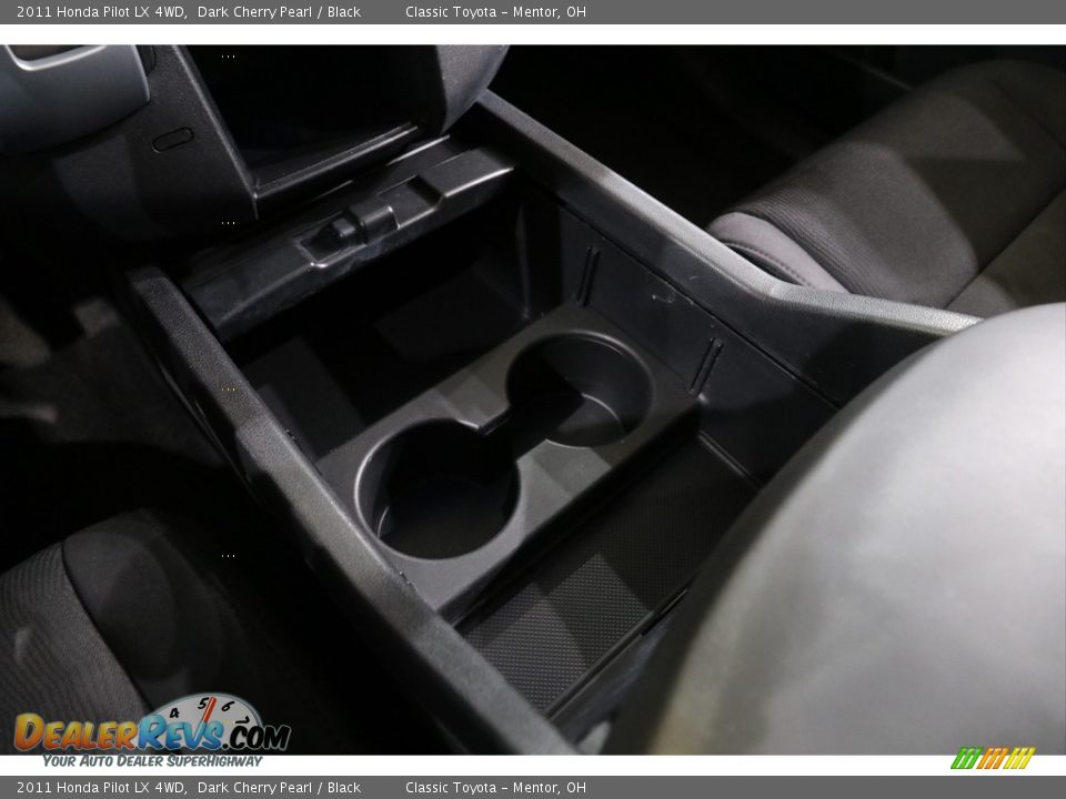 2011 Honda Pilot LX 4WD Dark Cherry Pearl / Black Photo #11