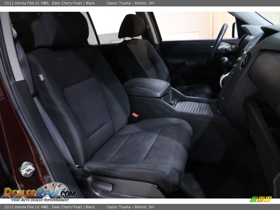 2011 Honda Pilot LX 4WD Dark Cherry Pearl / Black Photo #12