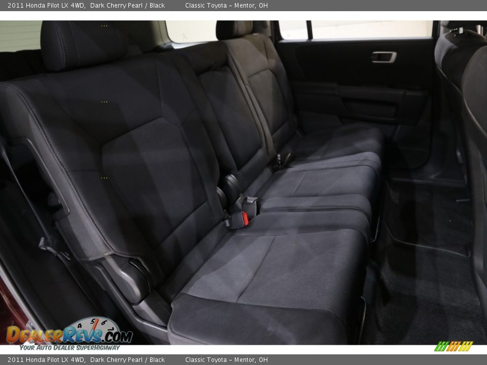 2011 Honda Pilot LX 4WD Dark Cherry Pearl / Black Photo #13