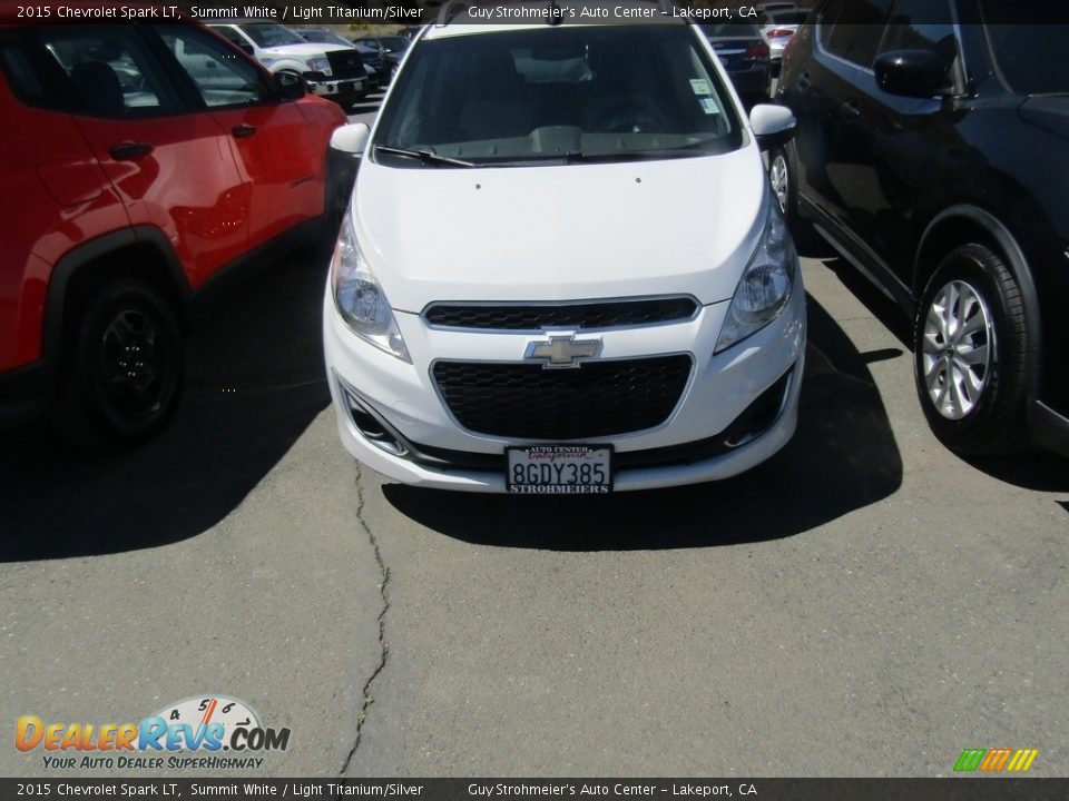 2015 Chevrolet Spark LT Summit White / Light Titanium/Silver Photo #2