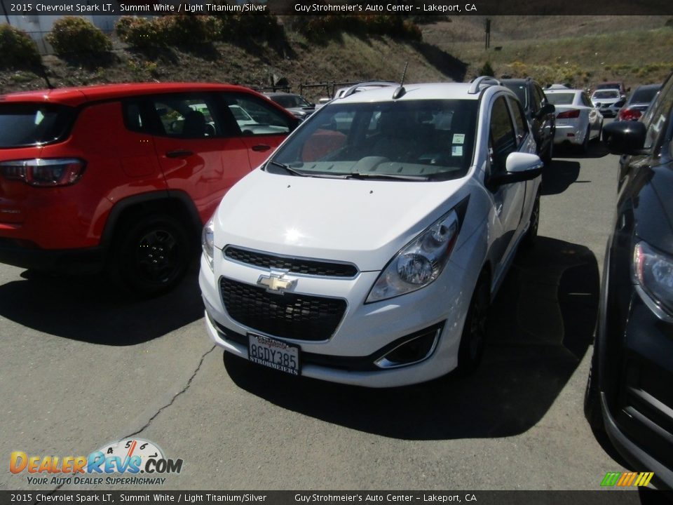 2015 Chevrolet Spark LT Summit White / Light Titanium/Silver Photo #3